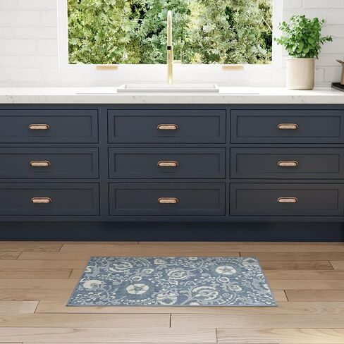 سجادة Nourison Home Aloha متعددة الألوان مقاس 2'3" × 8' - سهلة التنظيف، لا تساقط، غرفة النوم، غرفة المعيشة، غرفة الطعام، المطبخ (عداء 8 أقدام) in Kuwait