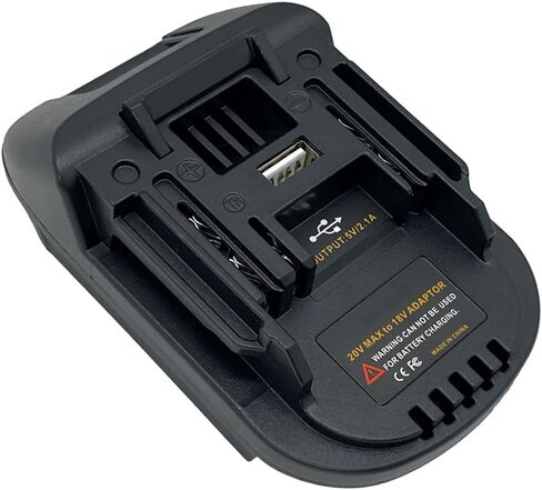 Battery Adapter for Dewalt/Milwaukee to Makita 18V Cordless Tool | Compatibe with Dewalt 20V/ Milwaukee 18V M18 Li-ion Battery, Convert to for Makita BL1830 BL1840 BL1850 Battery, Bare Adapter in Kuwait