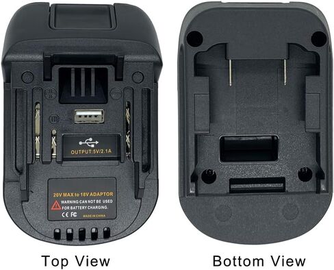 Battery Adapter for Dewalt/Milwaukee to Makita 18V Cordless Tool | Compatibe with Dewalt 20V/ Milwaukee 18V M18 Li-ion Battery, Convert to for Makita BL1830 BL1840 BL1850 Battery, Bare Adapter in Kuwait