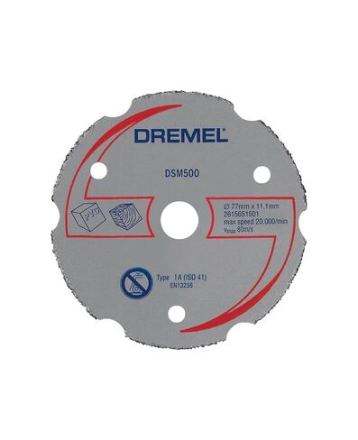 Dremel DSM500 Cutting Wheel for DSM20 Compact Saw, Circular Saw Blade with 20 mm Cutting Depth for Straight and Plunge Cuts in Kuwait