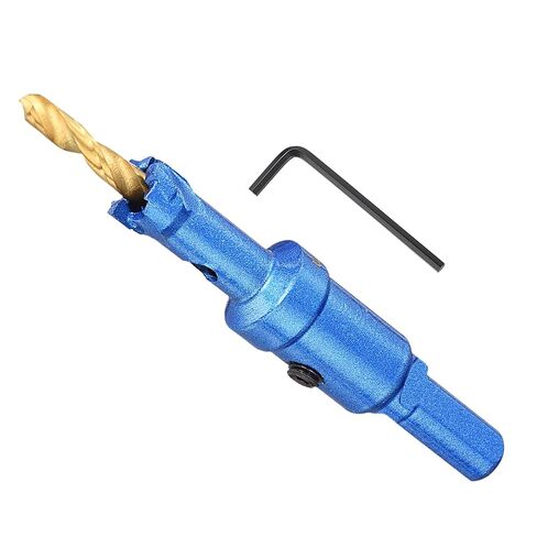 METALLIXITY 24mm(61/64") Carbide Hole Saw, TCT Hole Cutters for Thick Stainless Steel Steel Sheet Metal Iron, Blue in Saudi Arabia