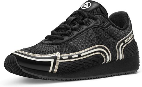 PIZZ ANNU Women's Zephyra Walking Shoes Cushion Running Tennis Comfortable Breathable Mesh Lightweight Lace Up Non-Slip Athletic Gym Workout Fashion Sneakers in Kuwait