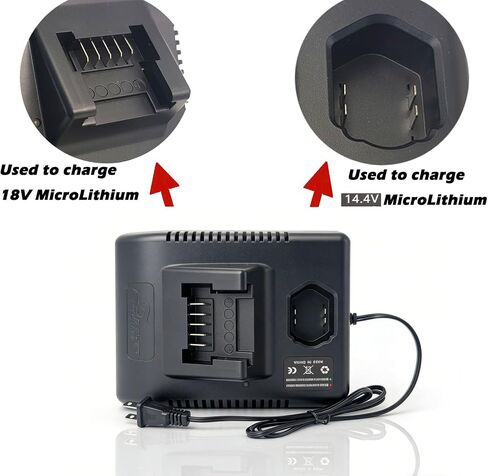 CTC131 CTC131A Lithium Dual Bay Battery Charger Replacement for Snap-on 14.4V & 18V Batteries CTB8174 CTB8185 CTB7185 in Kuwait