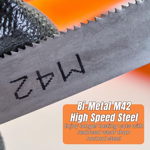 2 Pack 59-1/2" Bandsaw Blades, Band Saw Blades, 18 TPI | Bi-Metal M42, 59-1/2 x 1/2 x 0.025 Inch in Kuwait
