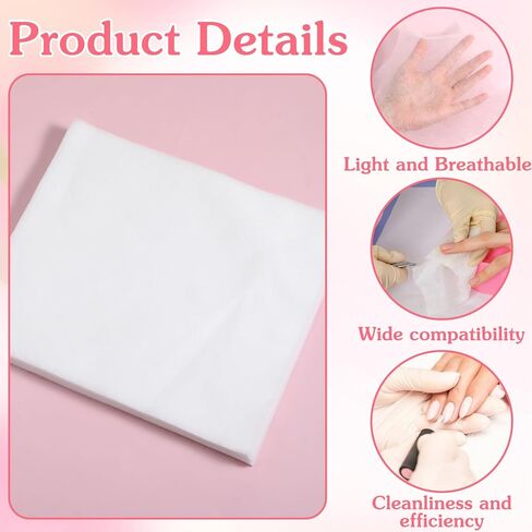 1000 Sheets Nail Dust Collector Filter Paper, Disposable Nail Dust Suction Collector Filter Paper, 9.45 x 7.87 Inch White Non-Woven Filters Pads for Nail-Salon Tech Supplies in Kuwait