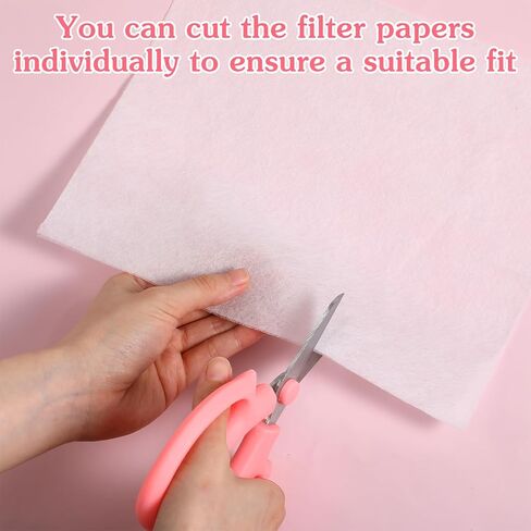 1000 Sheets Nail Dust Collector Filter Paper, Disposable Nail Dust Suction Collector Filter Paper, 9.45 x 7.87 Inch White Non-Woven Filters Pads for Nail-Salon Tech Supplies in Kuwait