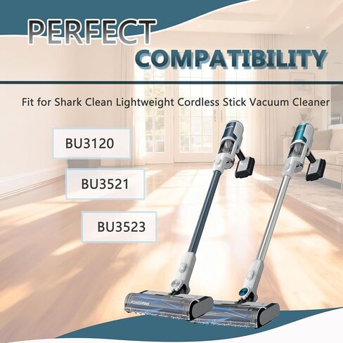 BU3523 BU3521 BU3120 Filter Replacement Compatible with Shark BU3521 Clean Lightweight Cordless Stick Vacuum, BU3523 Clean & Empty Cordless Stick Vacuum, Auto Empty System, 7 Pack in Kuwait