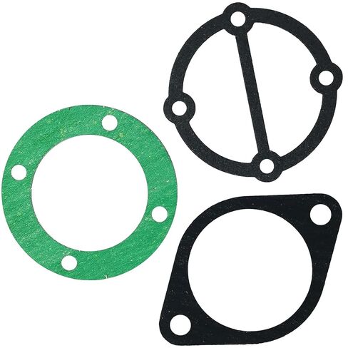 1set Upper/Middle/Lower Air Compressor Paper Gasket,Air Compressor Valve Plate Head Gasket,Air Compressor Valve Plate Replacement Kit(#6,Black/Green) in Kuwait
