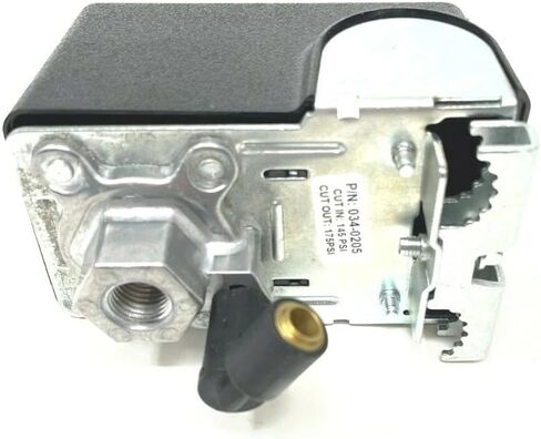 034-0205 For SANBORN COLEMAN POWERMATE PRESSURE SWITCH 145 ON / 175 PSI OFF | pressure release unloader valve for 1/4" compression tube, Part: 034-0205, Compressor UNLOADER VALVE Switch W/ ON/OFF LEVER in Kuwait