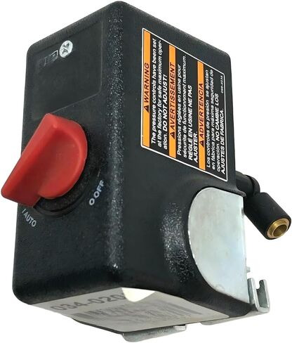 034-0205 For SANBORN COLEMAN POWERMATE PRESSURE SWITCH 145 ON / 175 PSI OFF | pressure release unloader valve for 1/4" compression tube, Part: 034-0205, Compressor UNLOADER VALVE Switch W/ ON/OFF LEVER in Kuwait