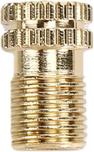 Keenso 2pcs Heavy Duty Brass Air Chuck with Internal Thread Screw On, 1/4in Twist On Tire Air Chuck for Tire Inflator Gauge Compressor in Kuwait