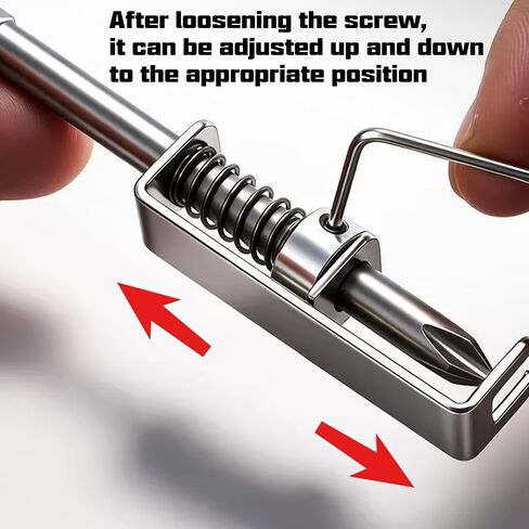 1pc Spring Loaded Screw Holder Bit – Anti-Drop Screwdriver Bit for Electric Drill & Manual Driver, One-Hand Operation Universal Screw Retaining Tool (1PC) in Kuwait