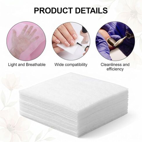 800 Sheets Nail Dust Collector Filter Paper Disposable for Nail Tech Vacuum, 9.45x7.87in Cotton Filter for Salon Spa Home Use, Efficient Dust Collection in Kuwait