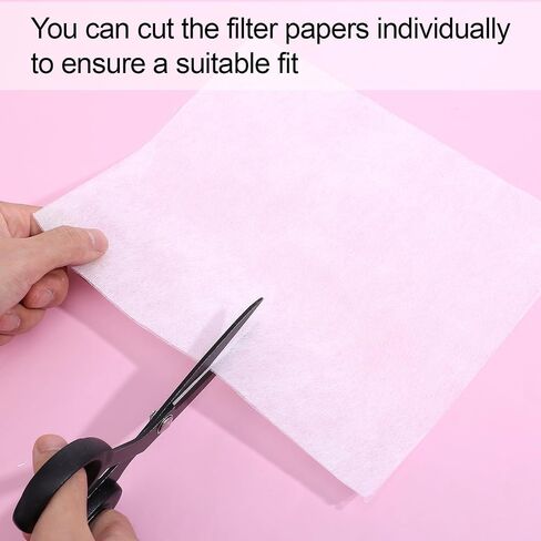 800 Sheets Nail Dust Collector Filter Paper Disposable for Nail Tech Vacuum, 9.45x7.87in Cotton Filter for Salon Spa Home Use, Efficient Dust Collection in Kuwait
