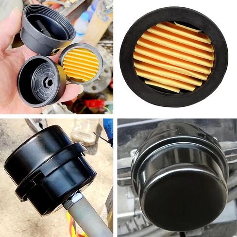 6 Pack Air Compressor Replacement Filter Elements, Intake Paper Filter Silencer Muffler for 1/2", 1/4", 3/8" Air Compressors, Generators, Blowers & Exhaust Ports in Kuwait