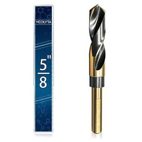 1" Reduced Shank Drill Bit, Industrial Grade M2 High Speed Steel Drill Bit for for Mild Steel, Hard Wood, Plastic and Metal, 1/2" Shank in Saudi Arabia
