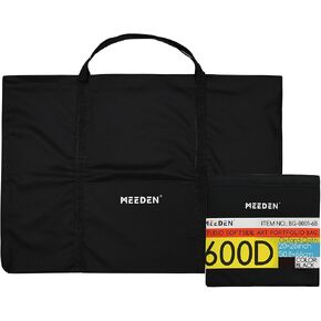MEEDEN Soft Art Portfolio Bag: 23 x 31 Inch Black Art Canvas Portfolio Case - Waterproof 600D Oxford Carrying Storage Case for Artwork, Poster, Sketching, and Drawing in Saudi Arabia