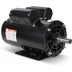 Heavy Duty Electric Air Compressor Motor – 2HP, 3450RPM, 220V, Copper-Clad Aluminum, 5/8" Keyed Shaft – Replacement for Table Saw & Craftsman | Specs: 2HP|Copper-Clad in Saudi Arabia