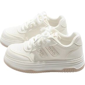 Y2K Chunky Platform Sneakers for Women & Girls Cute Thick-Soled Walking Shoes for Travel, Daily Wear & Gift Giving in Kuwait