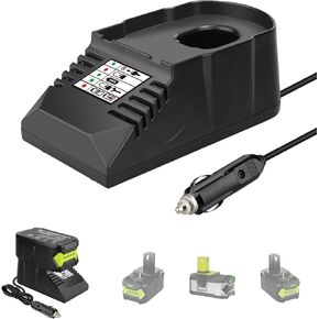 Car Charger for Ryobi 18V Battery,Replace for Ryobi 18V Li & Ni-cad & Ni-Mh Battery Charger in Saudi Arabia
