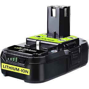 Replacement for Ryobi 18V Battery: 4.0Ah Lithium-Ion for P107 P108 P109 Cordless Power Tools Craft Creator Woodworker Gardening Work 1 Pack in Kuwait