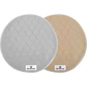 وسادات تبول الكلاب من Pet Parents® Pawtect® قابلة للغسل (عبوتان) من وسادات تبول الكلاب الفاخرة، ومنصات مقاومة للماء للجراء ومنصات للكلاب قابلة لإعادة الاستخدام، ومنصات إنجاب ومنصات تبول حديثة للكلاب (أسمر/رمادي، 24x36) in Kuwait