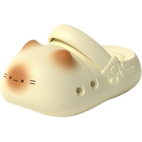 Cat Clogs for Women Lightweight EVA Platform Slides Cute Calico Kitten Pattern Slippers Cozy Non Slip Beach Outdoor in Kuwait