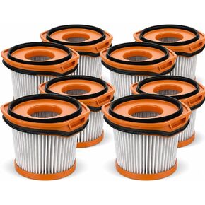 8-Pack Replacement Filter for Shark Wandvac System WS620 WS632 WS630 WS642 Cordless Stick Vacuum, Washable Reusable Vacuum Filters, Part # XFFWV360 in Kuwait