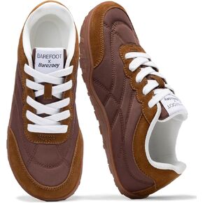 Barefoot Shoes Women Men,Dual Color Laces Retro Fashion Sneakers,Wide Toe Box Shoe Womens Footwear,Zero Drop Non Slip Minimalist Comfortable Casual Tennis Shoes for Hiking Walking Daily Wear in Saudi Arabia