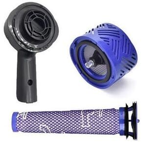 Replacement Motor Rear Cover Front Rear HEPA Filter Parts for Dyson V6 DC58 DC59 DC61 DC62 DC74 Cleaner,V6 Motor Rear Cover HEPA Filter Conversion Kit (Motor Rear Cover+Post Filter+Front Filter) in Kuwait