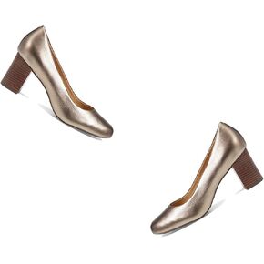 Women Chunky Heel Pumps Round Toe Slip On Dress Pumps Retro | Stacked Heel Dress Shoes 2" Block Heeled Sandals Closed Toe Office Work Pumps Dress Heels Comfort Vintage 4-11 M US in Saudi Arabia