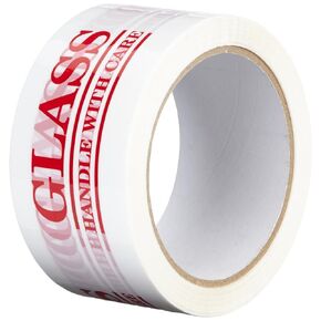 3M - 150SP-10 371 Printed White Carton Sealing Tape - 2 in. x 55 yds. Adhesive Tape Roll with Red “If Seal is Broken" Lettering. Sealants and Adhesives White with Red, 48 Millimeters Width x 50 Meters Length in Kuwait