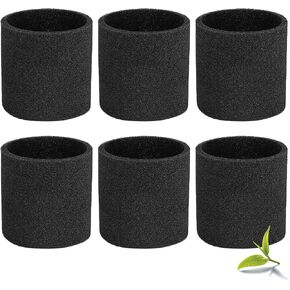 Foam Sleeve Replacement for Rigid Shop Vacuum VF4000/VF5000/VF6000 Filter, Foam cover/Prefilter for Ridged 5-20 Gallon Wet Dry Vacuums Filter，6 Pack in Kuwait