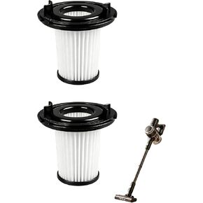 2 Pcs Washable HEPA Replacement Filters Parts Compatible with WHALL EV-691 Cordless Vacuum Cleaner, Reusable Vacuum Replacement Filter for Dust, Pet Hair, Wood Chips - Easy to Install in Saudi Arabia