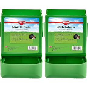 Kaytee Gravity Bin Feeder With Bracket Assorted in Kuwait