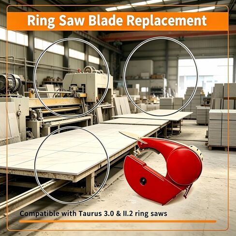 5-3/4 Inch Ring Saw Blades Compatible with Taurus 3.0 and II.2 Ring Saw Grit 170 Blades Replacement Stainless Steel 3Pcs in Kuwait