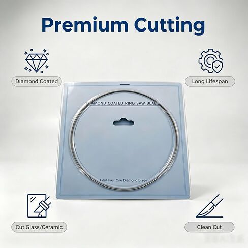 5-3/4 Inch Ring Saw Blades Compatible with Taurus 3.0 and II.2 Ring Saw Grit 170 Blades Replacement Stainless Steel 3Pcs in Kuwait
