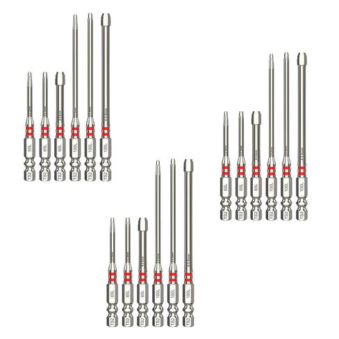 Pagoda Hex Bits Set – 6-Piece All-in-One Pagoda Screwdriver Bit Set, Pagoda-Shaped Magnetic Hex Shanks & Pagoda Drill Bit, Unique Internal Pagoda Design for Hex Fasteners (2set) in Kuwait