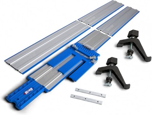 Kreg Accu-Cut XL Circular Saw Track with Track Clamps – Extended Length for Full-Sheet Cuts – Extra Grip on Slick Surfaces – Plywood Cutting Guide. COMPONENTS SHIP SEPARATELY in Kuwait