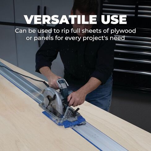 Kreg Accu-Cut XL Circular Saw Track with Track Clamps – Extended Length for Full-Sheet Cuts – Extra Grip on Slick Surfaces – Plywood Cutting Guide. COMPONENTS SHIP SEPARATELY in Kuwait