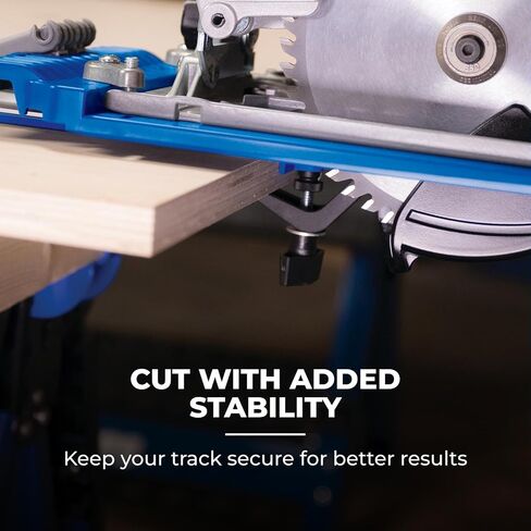 Kreg Accu-Cut XL Circular Saw Track with Track Clamps – Extended Length for Full-Sheet Cuts – Extra Grip on Slick Surfaces – Plywood Cutting Guide. COMPONENTS SHIP SEPARATELY in Kuwait