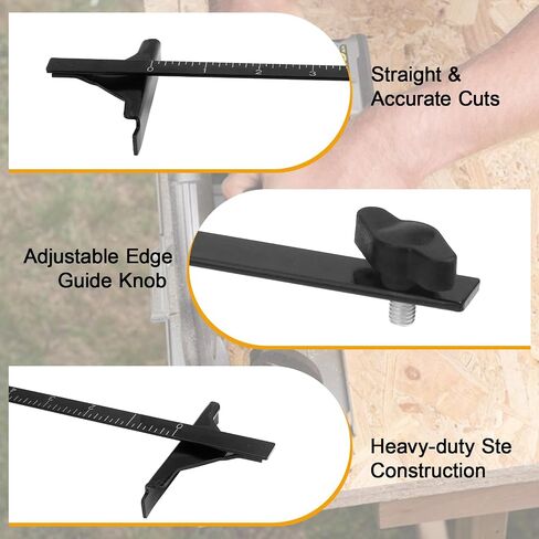 Edge Rip Guide for Ryobi Circular Saw 204585001, Compatible with Ryobi P501G P506 P507 P508 PCL500, Circular Saw Edge Guide Fence with Knob 2 Pcs in Kuwait
