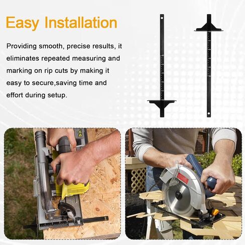 Edge Rip Guide for Ryobi Circular Saw 204585001, Compatible with Ryobi P501G P506 P507 P508 PCL500, Circular Saw Edge Guide Fence with Knob 2 Pcs in Kuwait