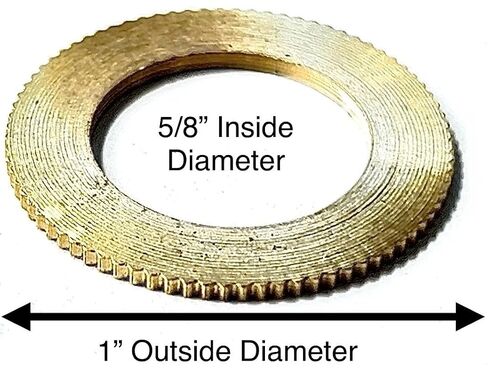 2 Pack 1" x 5/8" Arbor Bushing Saw Blade Adapter Ring 1.5mm Thick in Kuwait