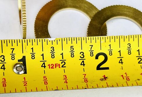 2 Pack 1" x 5/8" Arbor Bushing Saw Blade Adapter Ring 1.5mm Thick in Kuwait