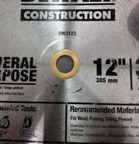 2 Pack 1" x 5/8" Arbor Bushing Saw Blade Adapter Ring 1.5mm Thick in Kuwait