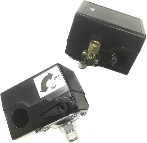 CAC-4222 Air Compressor 120-150 PSI Pressure Switch with Unloader Valve - for Craftsman 919.175251 CMXECXM601 Air Compressors Replacement Pressure Control Switch - 1/4'' MPT 120/240 VOLT in Kuwait
