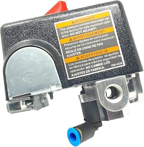 034-0184 Air Compressor Pressure Switch - for Coleman Sanborn KLA168066 CL0502713 921-164720 Portable Air Compressors Replaces 034-0184RP E110531 - Pressure Control Switch - 125-155 PSI 4PORT UNLOADER in Kuwait