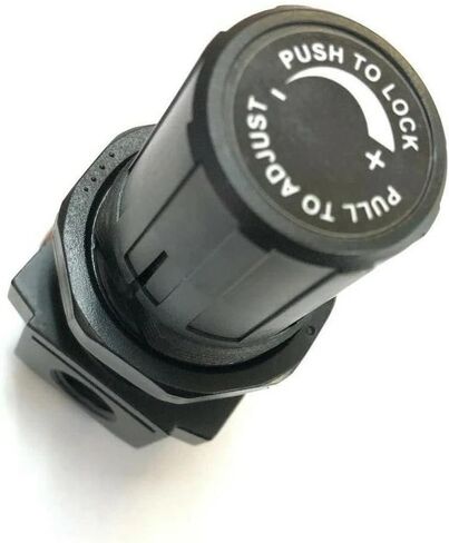 D21426 Heavy Duty Air Regulator - For Porter Cable Craftsman Air Compressors Replaces D27253 100000275 M0520GER - Pressure Regulator Replacement - 1/4"FPT, 1/8" Gauge Port, 7-140 PSI in Kuwait