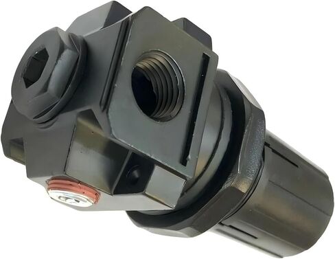 D21426 Heavy Duty Air Regulator - For Porter Cable Craftsman Air Compressors Replaces D27253 100000275 M0520GER - Pressure Regulator Replacement - 1/4"FPT, 1/8" Gauge Port, 7-140 PSI in Kuwait